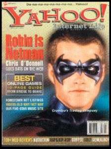 YAHOO Magazine July 1997 Batman Robin Chris ODonnell  