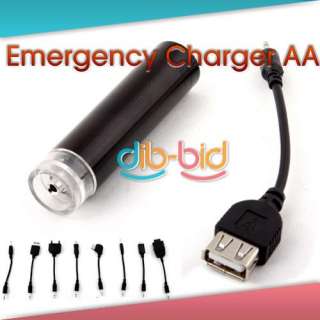 Emergency AA Battery Mobile Phone Charger Nokia MOTO SE  