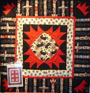 BEAR CLAW QUILT KIT WALL HANGING WITH PATTERN  
