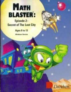 Math Blaster 2 Secret Of The Lost City PC CD kid game  