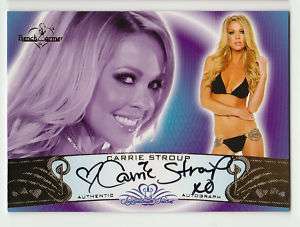 2010 Benchwarmer Signature Autograph Auto Carrie Stroup  