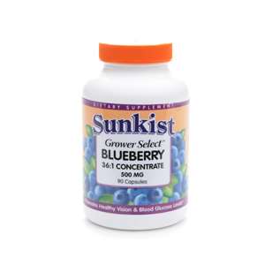 Sunkist Grower Select Blueberry 361 Concentrate 500mg 90 capsules 
