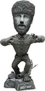   Monster Horror MOVIE Black and White THE WOLFMAN BOBBLEHEAD New