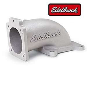 Edelbrock #3848 90mm to SQUARE BORE FLANGE THROTTLE BODY INTAKE ELBOW