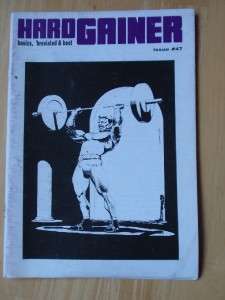 HARDGAINER bodybuilding muscle strength magazine/WEDAN DRAWING #47 