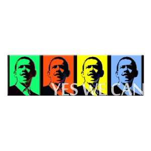  Barack Obama Magnets 5x1.6 inch   Yes We Can Kitchen 