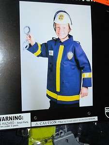 Boys Halloween Costume~POLICE OFFICER~Small/Medium/Large One Size Fits 