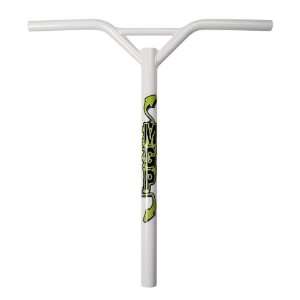 Madd Gear Krunk Bat Wing Oversized Batwing Bars, 23H x 21W WHITE (With 