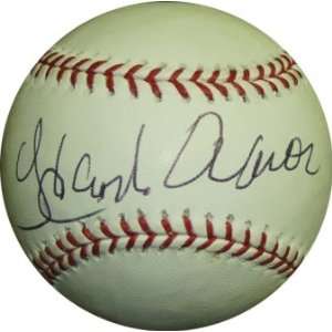  Hank Aaron Autographed Ball   Official PSADNA Sports 