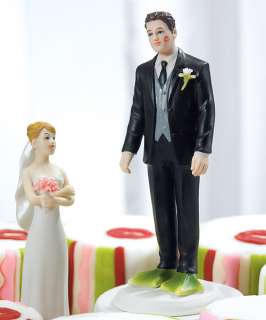 WEDDING FUNNY BRIDE &FROG PRINCE GROOM CAKE TOPPER TOPS 068180006540 