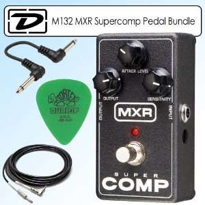   Dunlop M132 MXR Supercomp Compressor Pedal Bundle Musical Instruments