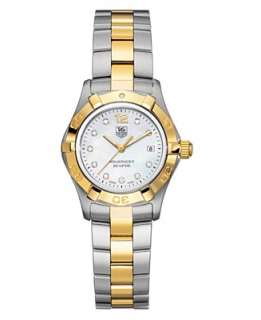 TAG Heuer Watch, Womens Aquaracer Stainless Steel and 18k Gold 