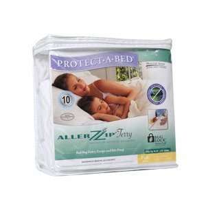 Protect A Bed AllerZip Terry Mattress Cover Bed Bug Control Twin XL 