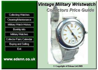 Vintage Military Wristwatch Collector Price Guide  