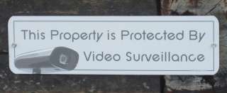  Outdoor Video Surveillance Sign Logitech Alert Security Camera  