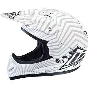   Venom Mens Bike Sports BMX Helmet   White/Grey / Small Automotive