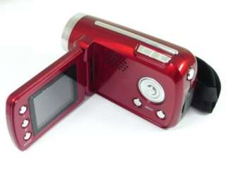 New Mini Digital Video Cameras DV Camcorder 12MP 4xZoom 1.8in LCD Red 