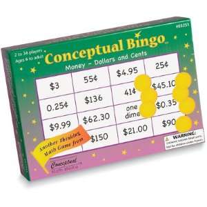  Conceptual Bingo Money, Dollars and Cents Toys & Games