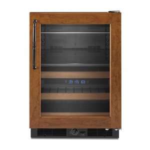   24in Compact Refrigerator   Panel Ready, Black