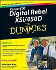 Canon EOS Digital Rebel XSi/450D For Dummies