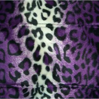 Purple Leopard Car Truck SUV High Back Cloth Seat Covers & Accessories 