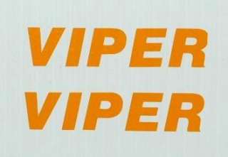 Viper Decals Vehicle Security Window Sticker Car Alarm Snake  