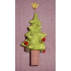  Ceramic Christmas Tree Wine Bottle Cork (Item #875 