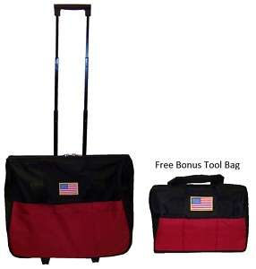 NEW Electricians Wheeled Tool Cart Tote Bag w Wheels  