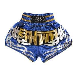  Classic Muay Thai Kick Boxing Shorts  CLS 004 Size S 