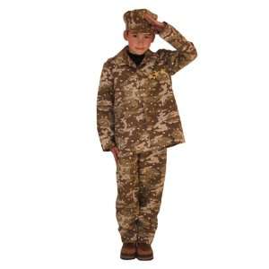  Army Soldier Camouflage Boys Costume Dress Up Halloween 