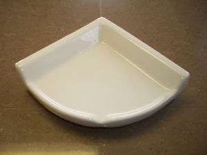 Ceramic Corner Shelf Soap Dish For Tub/Sower  