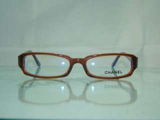 100% Authentic CHANEL 3145 1087 BROWN Rx EYEGLASSES FRAME Size 52 
