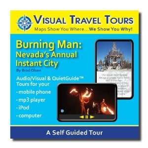  BURNING MAN ANNUAL FESTIVAL TOUR GUIDE AND TRAVELOGUE. CD 