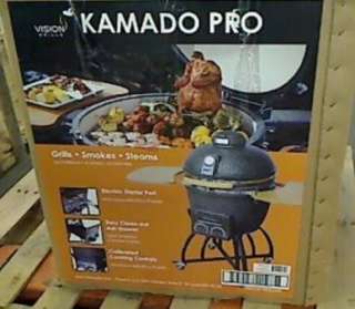 Vision Grills Kamado Pro Charcoal Ceramic Grill $399.00 TADD  