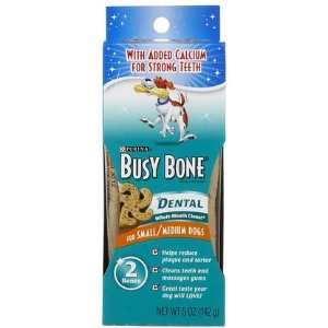 Busy Bone Chew Bone Dental for Small and Medium Dogs   5 oz (Quantity 