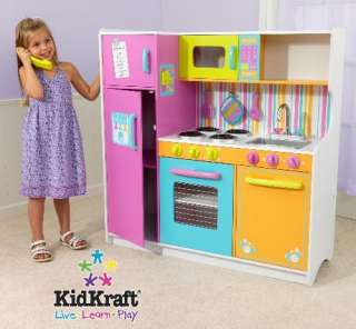 New KidKraft Wood Wooden Kitchen Kids Pretend Play Set  