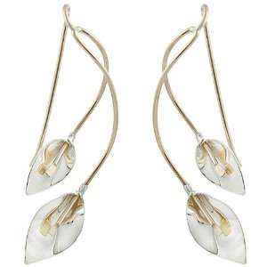  Goldfill Sterling Silver Calla Lily Earrings Jewelry
