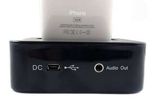 BLACK DOCK AC USB CHARGER CRADLE FOR iPOD NANO 4G 5G  