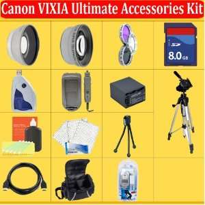  Huge Ultimate Accessory Kit for the Canon Vixia Hg21, Hg20 