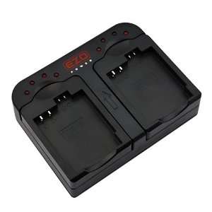  LP E5 / LPE5 Dual Camera Battery Charger with Car Adpater for Canon 