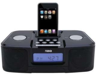 NEW Naxa NX 3103 Alarm Clock Radio iPod Docking Station  