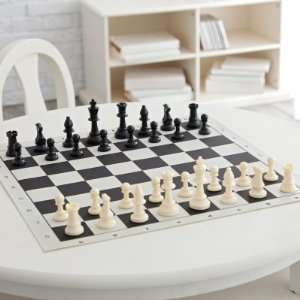    Tournament Roll Up Chess Set in Carrying Tube Toys & Games
