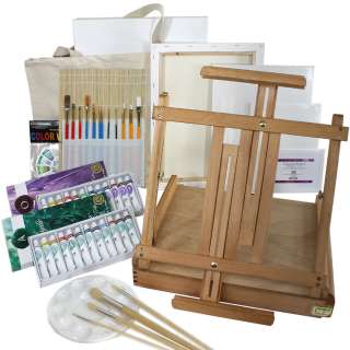 COMPREHENSIVE OIL PAINTING TABLE EASEL & ART SUPPLIES 045635105102 
