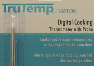 Taylor Digital Cooking Thermometer w/ Probe & Alarm NEW  