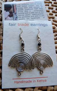 silver electroplated copper wire earrings working with brilliantly 