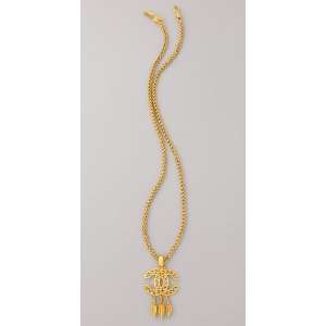  WGACA Vintage Vintage Chanel CC Arrow Necklace Jewelry