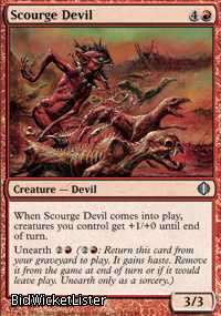 4x Scourge Devil Foil Magic the Gathering MTG SA Magic Card TCG CCG 