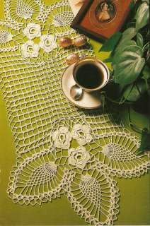 GORGEOUS Face to Face Pineapple Doily/CROCHET PATTERN INSTRUCTIONS 