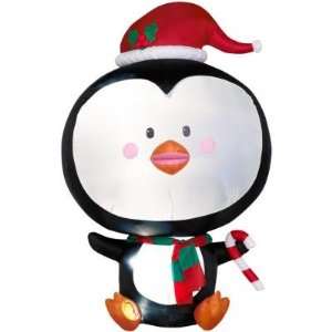  6 Ft.   Gemmy Christmas Airblown Inflatable   Egg Noggin 