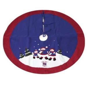   01725 Snowman Christmas Tree Skirt   New York Giants